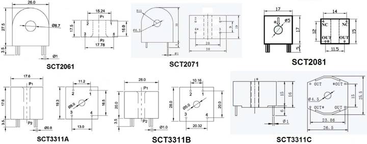  PCB Mounted Series Current Transformer 27